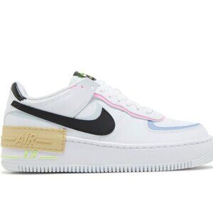 NWOT Nike Air Force 1 Shadow 'White Black Pastel'
